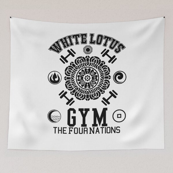 Item preview, White Lotus Bending Gym designed and sold by silentrebel.