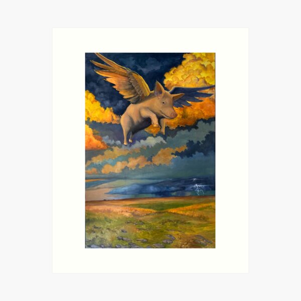 Item preview, Flying Pig designed and sold by RichardADavies.