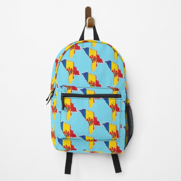 Item preview, Moldova Map with Moldovan Flag designed and sold by Havocgirl.