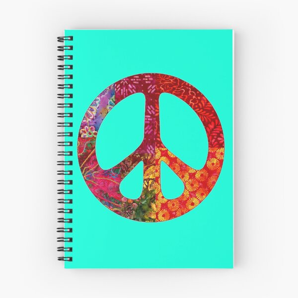 Item preview, Retro Batik Peace Sign  designed and sold by artbyomega.