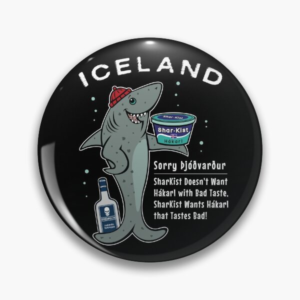 Item preview, Hákarl Iceland Shark Cartoon designed and sold by twHistory.