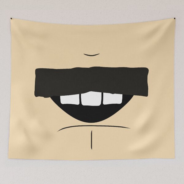 Item preview, Cartoon happy mustache face designed and sold by TravellingWolf.