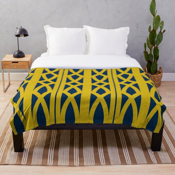 Aperçu de l'œuvre Motif d'été bleu et jaune créée et vendue par cofera.