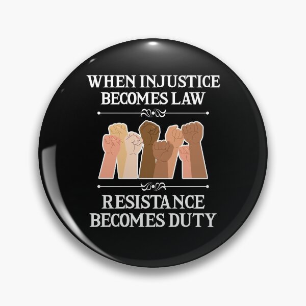 Item preview, When Injustice Becomes Law Resistance Becomes Duty Freedom designed and sold by mastertee.