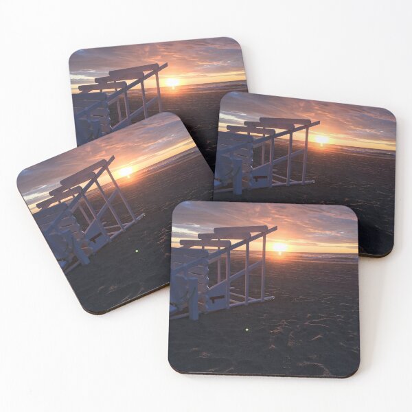 Item preview, Beach Sunrise with Lifeguard Stand designed and sold by mscranton19.