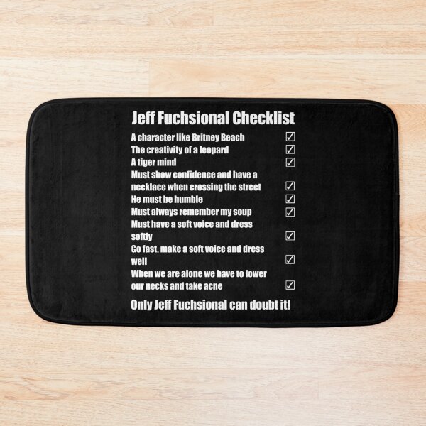 Item preview, Jeff Fuchsional Checklist - Unus Annus designed and sold by Falkor123.