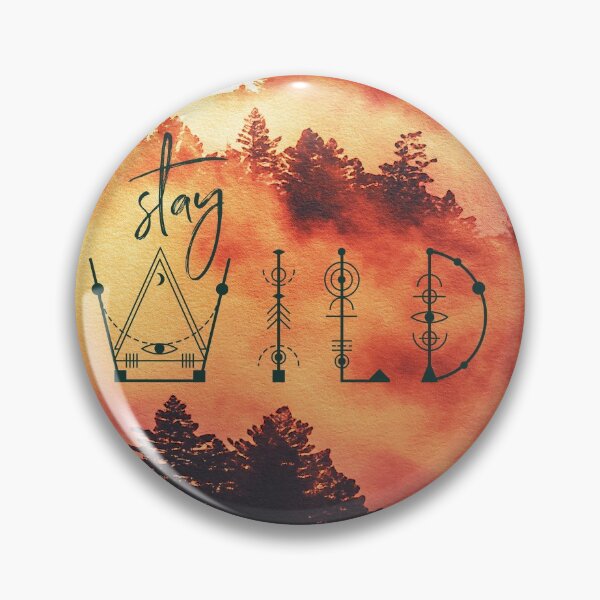 Item preview, Stay Wild Boho Mountain Scene designed and sold by Katey1285.