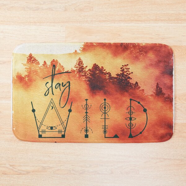 Item preview, Stay Wild Boho Mountain Scene designed and sold by Katey1285.