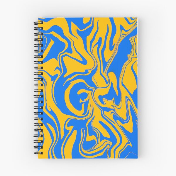 Item preview, Blue and Yellow Abstract Marble Melt designed and sold by WildNClassyFun.