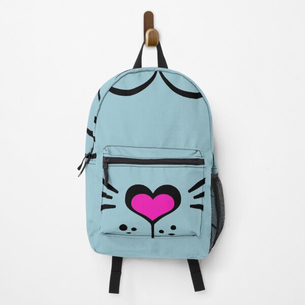 Item preview, Animal Face Cute Kitty in Light Blue - Cat Face designed and sold by MadandMean.