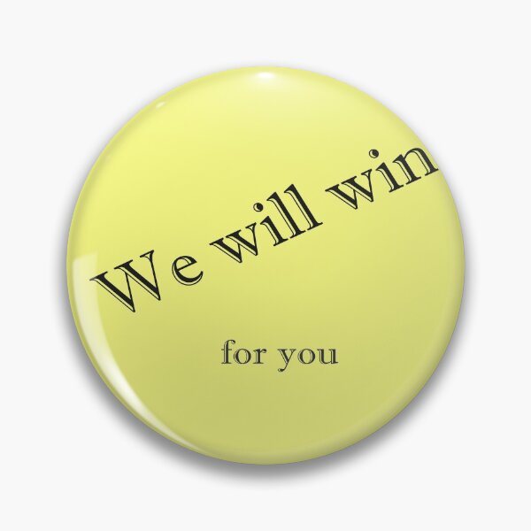 Item preview, We will win for you b5 designed and sold by Naty1976.