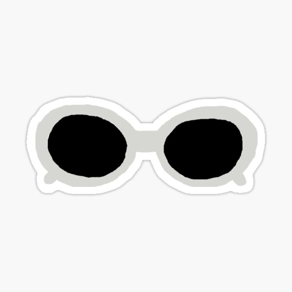 Clout Goggles Stickers Redbubble - clout goggles roblox
