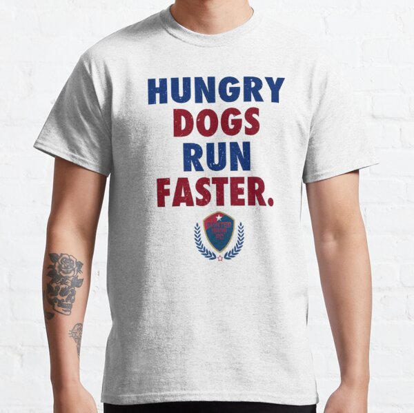 Jason Kelce Hungry Dogs Run Faster Shirt - Tiotee