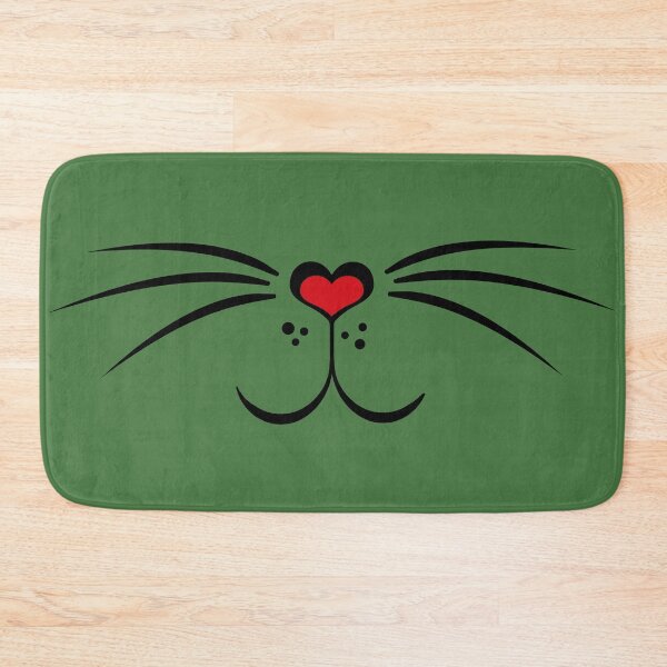 Item preview, Animal face mask with heart kitten nose face mask kids cute kitty cat designed and sold by MadandMean.