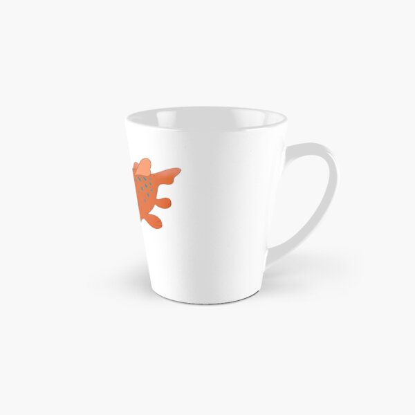 Pudge the Fish with writing Tall Mug