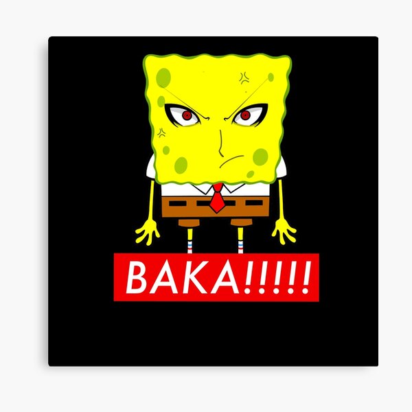 Decoracion Anime De Bob Esponja Redbubble - escape de bob esponja en roblox y pasan cosas raras