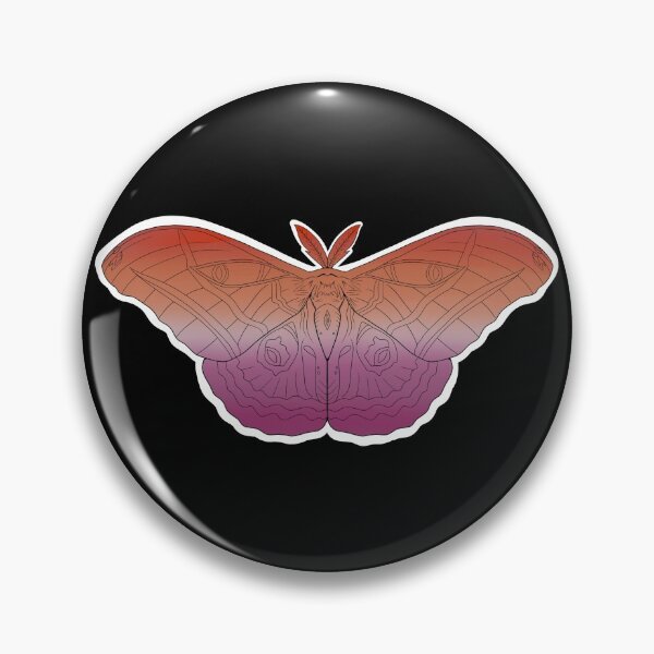Item preview, Discreet Pride Flag (Lesbian Moth) designed and sold by ClaudianArt.