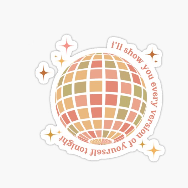 Taylor Swift Folklore Aufkleber - Mirrorball Sticker