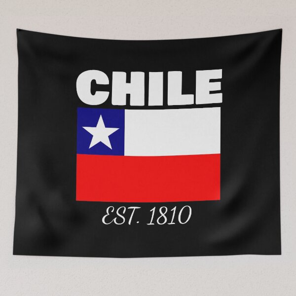 Item preview, Chile EST. 1810 Independence Pride Chilean Flag T Shirt Merch designed and sold by PRINTS2HOT.