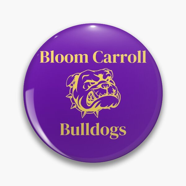 Item preview, Bloom Carroll Bulldogs School Mascot Mask Design designed and sold by Purple Fern Art.