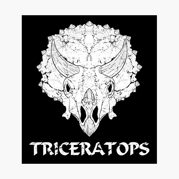 Artikel-Vorschau von Triceratops, designt und verkauft von NicGrayGraphic.