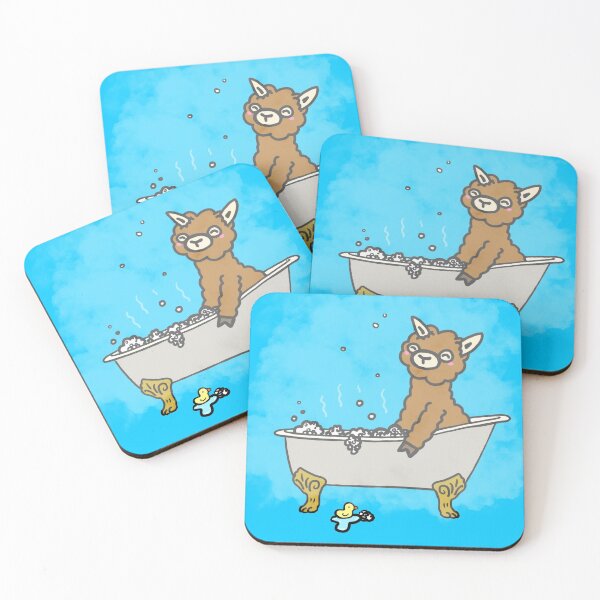 Item preview, Llama Enjoying A Bubble Bath designed and sold by PerpetualPanic.