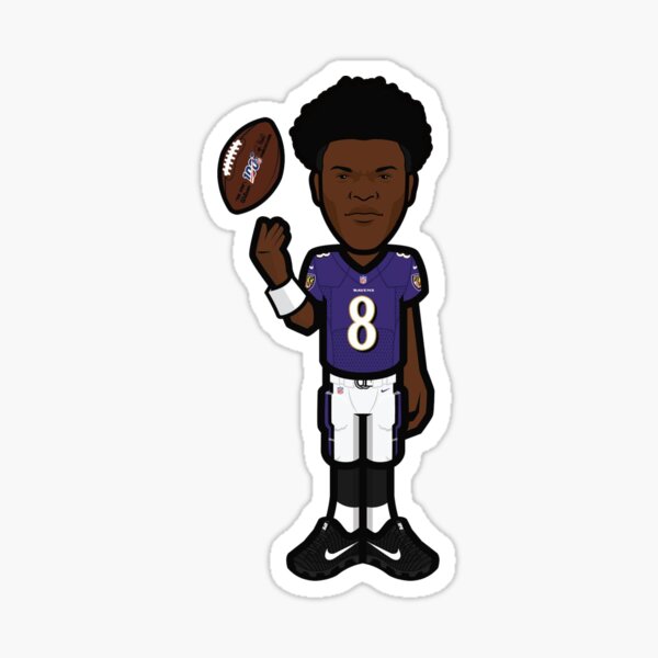 Lamar Jackson Stickers | Redbubble