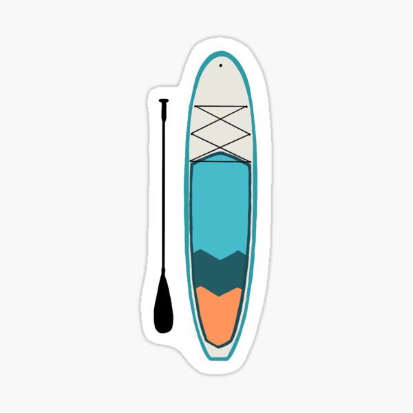 Paddle board sticker Sticker