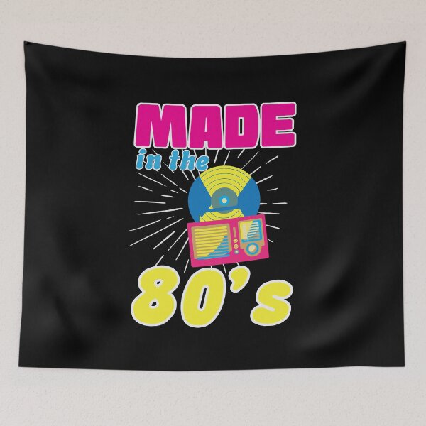 Item preview, Made in the 80's Eighites 80s Retro designed and sold by Dwarf-Monkey.