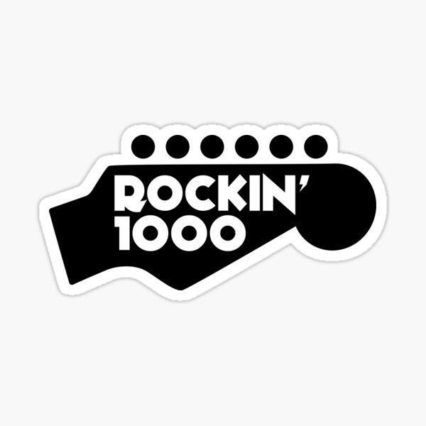 Item preview, Rockin'1000 Black Logo Original designed and sold by rockin1000.