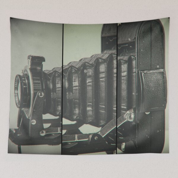 Item preview, Vintage folding bellows camera artwork design designed and sold by Christopher Ball.