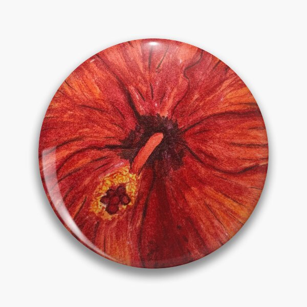 Artikelvorschau, Roter Hibiskus entworfen und verkauft von PaintedPuffer.