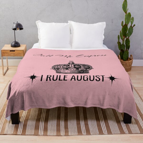 Item preview, Call me Empress, I rule August Birthday Birth Month Black Typography  designed and sold by sinceanna.