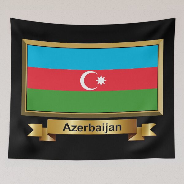 Item preview, Azerbaijan Flag Gifts, Stickers & Products (N) designed and sold by mpodger.