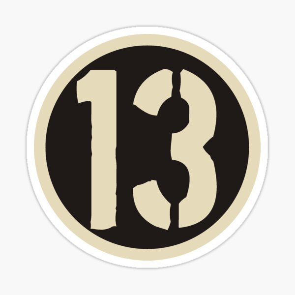 Lucky 13 Sticker