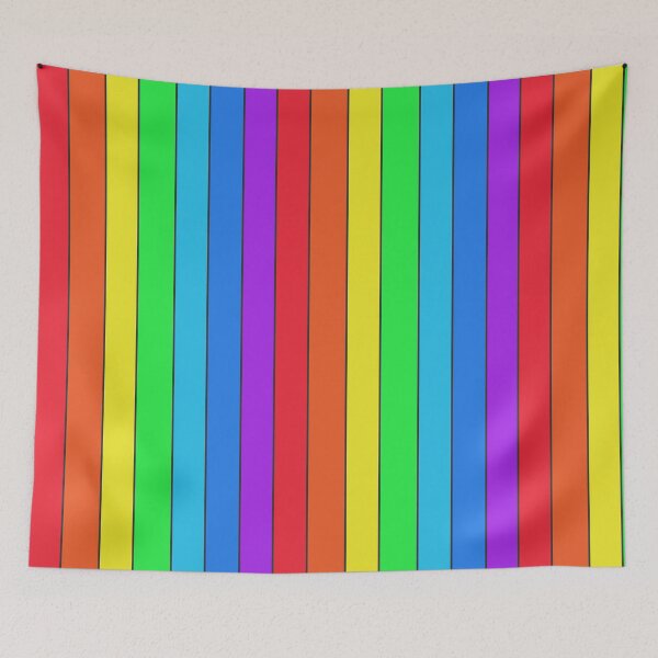 Item preview, colored stripes - rainbow designed and sold by ZiphGames.