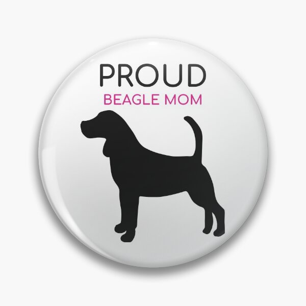 Item preview, "Proud Beagle mom" Beagle Silhouette - Funny gift for beagle mom designed and sold by TamGustam.