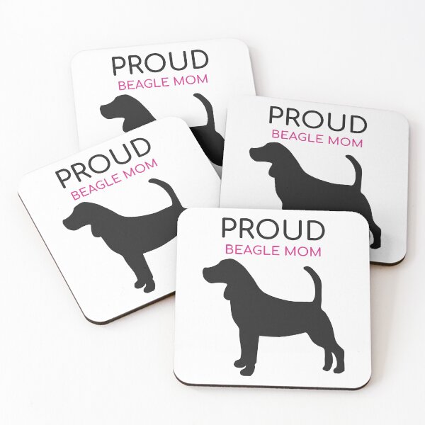Item preview, "Proud Beagle mom" Beagle Silhouette - Funny gift for beagle mom designed and sold by TamGustam.
