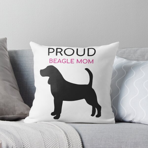 Item preview, "Proud Beagle mom" Beagle Silhouette - Funny gift for beagle mom designed and sold by TamGustam.