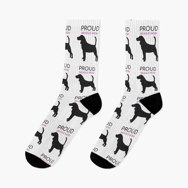 Item preview, "Proud Beagle mom" Beagle Silhouette - Funny gift for beagle mom designed and sold by TamGustam.