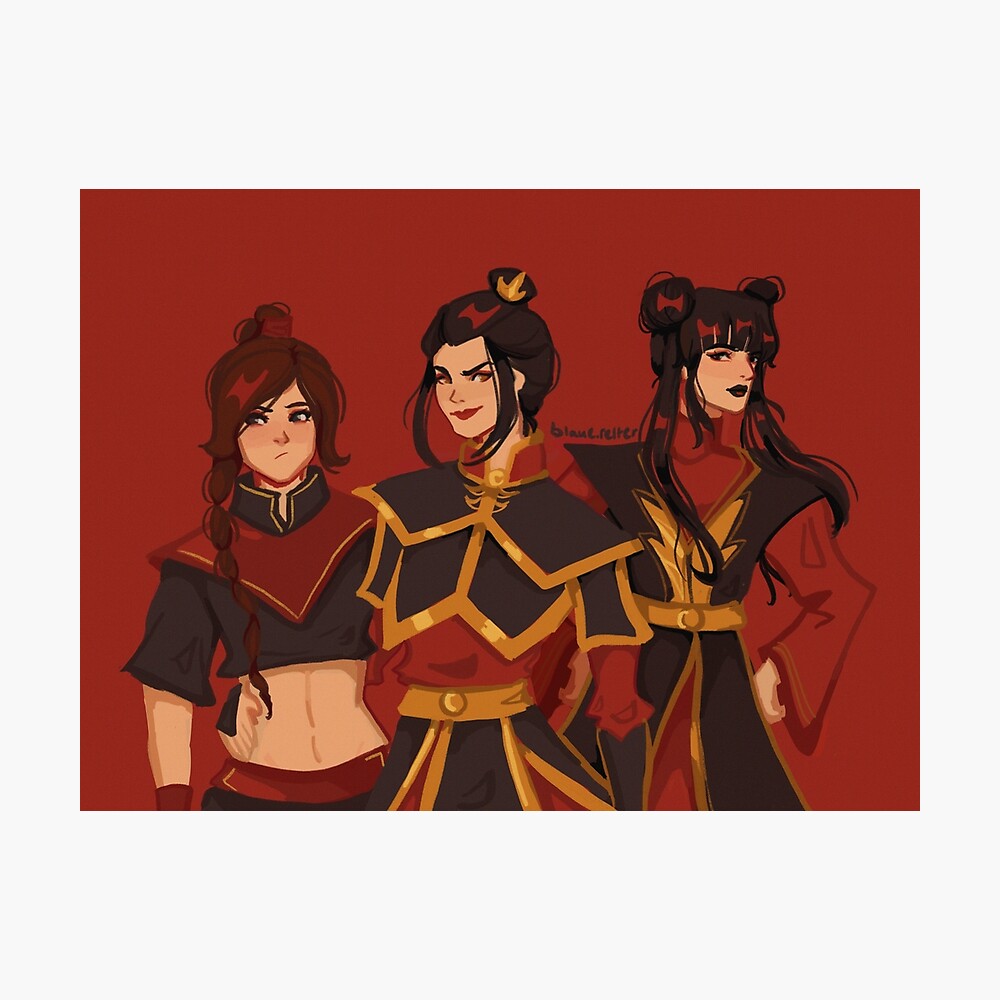 azula, mai, and ty lee