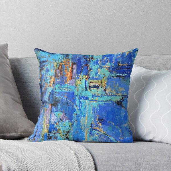 Item preview, Abstract Painting in Blues designed and sold by Ethiyo.