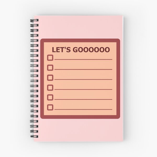 Item preview, Let's Goooooo To-Do List designed and sold by sporadicdoodlin.
