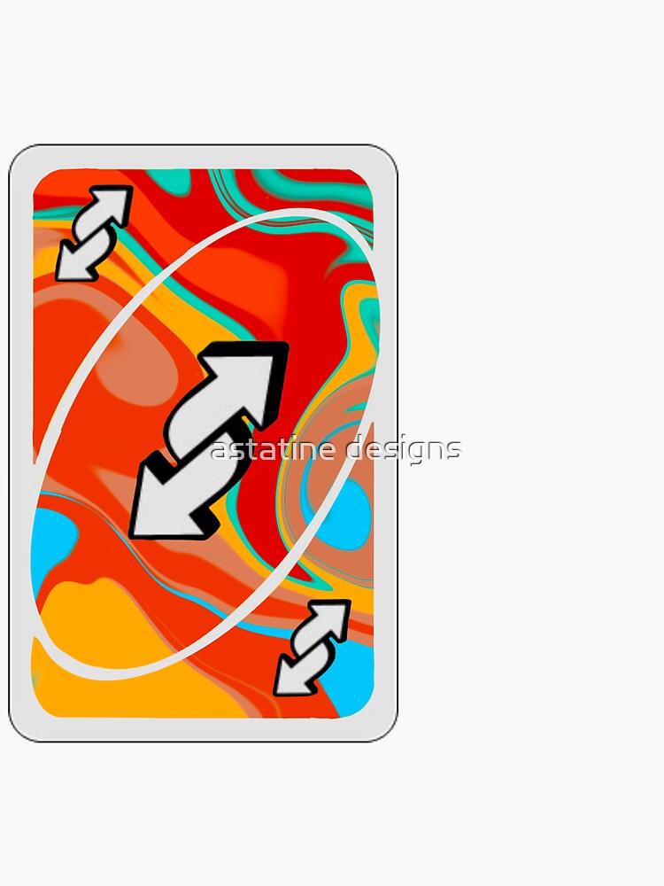 UNO Reverse card - Green Sticker for Sale by crossesdesign