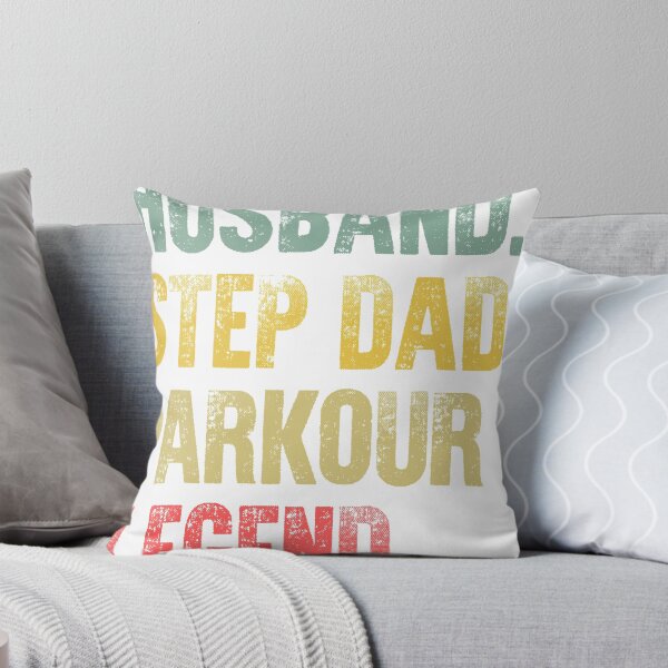 Item preview, Funny Men Vintage T Shirt Husband Step Dad Parkour Legend designed and sold by Bendthetrend.