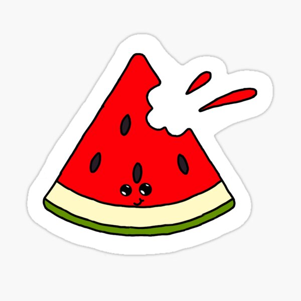 Cartoon Watermelon Sticker Cartoon Watermelon Sticker