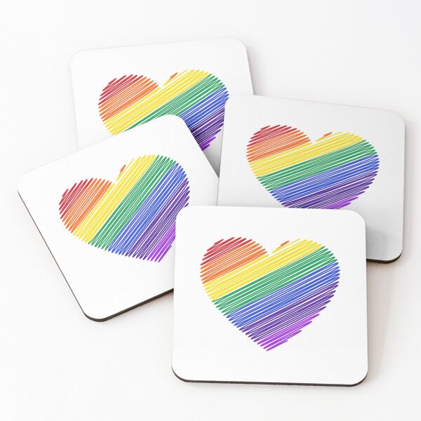 Item preview, Rainbow Heart Love Diversity designed and sold by kris-money.