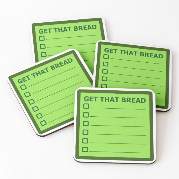 Item preview, Get That Bread To-Do List designed and sold by sporadicdoodlin.