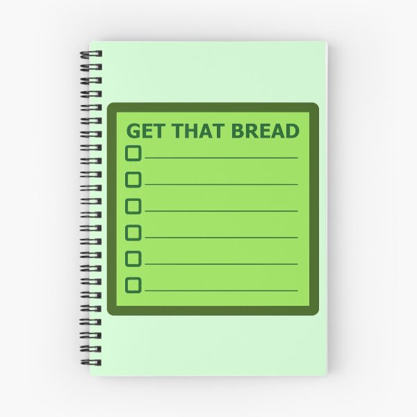Item preview, Get That Bread To-Do List designed and sold by sporadicdoodlin.
