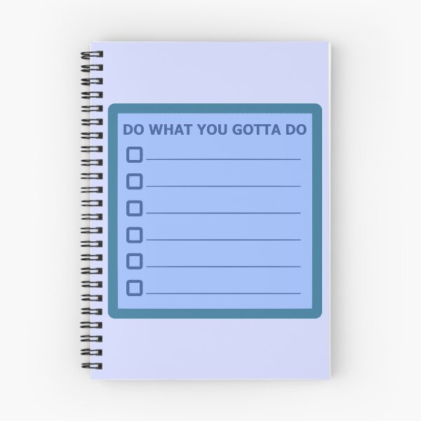Item preview, Do What You Gotta Do To-Do List designed and sold by sporadicdoodlin.